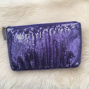 Whiting & Davis Purple Clutch